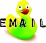 Smeggie the Rubber Ducky will personally deliver your email.